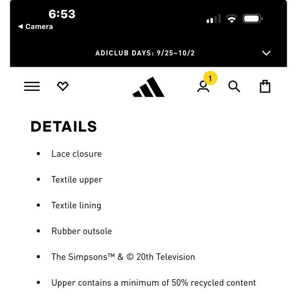 Adidas The Simpsons Marge X Superstar Low Youth Size 5 /Women's Size7 - Picture 11 of 11